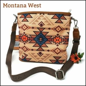 Montana West Aztec Canvas Crossbody Bag New